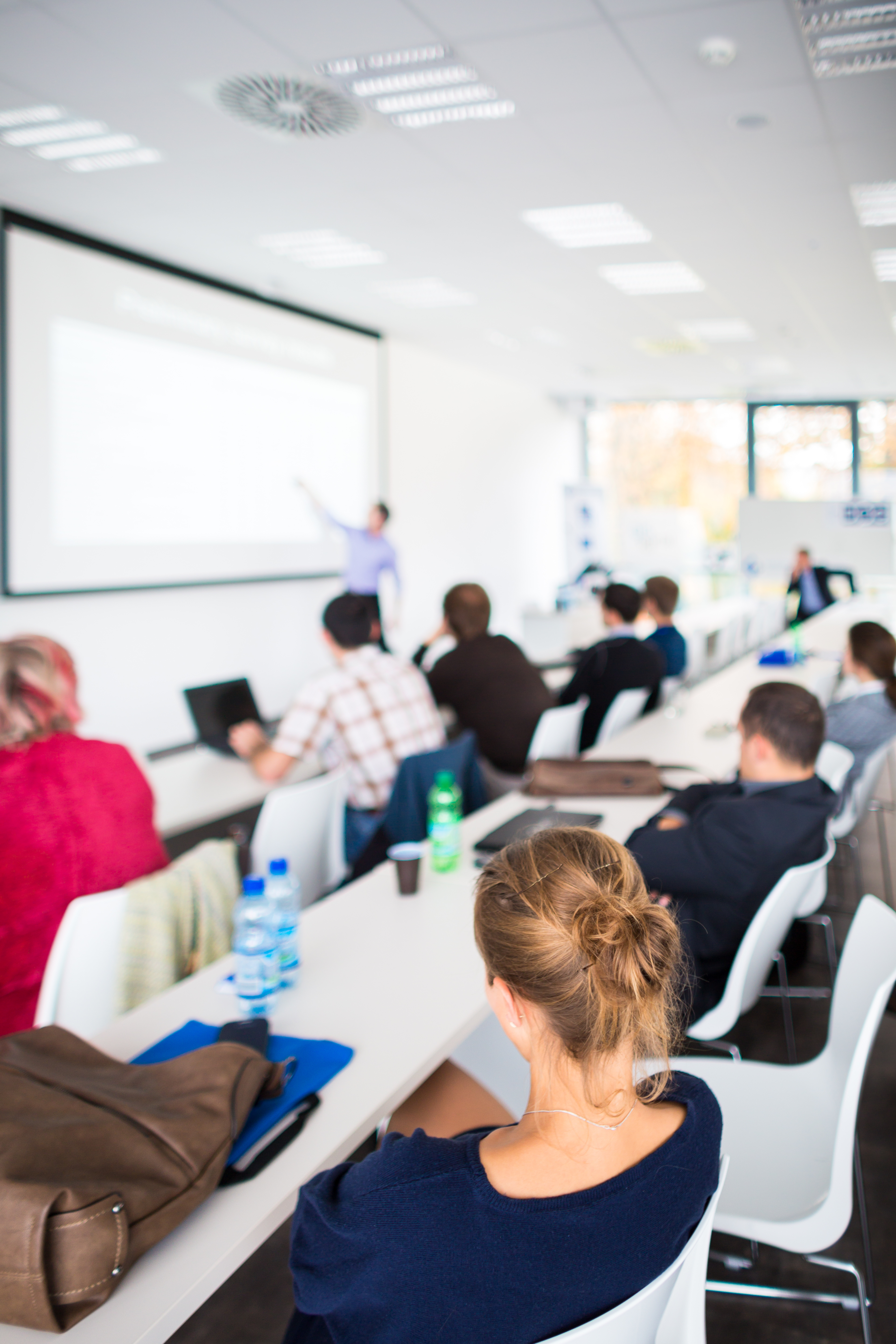 people in training class