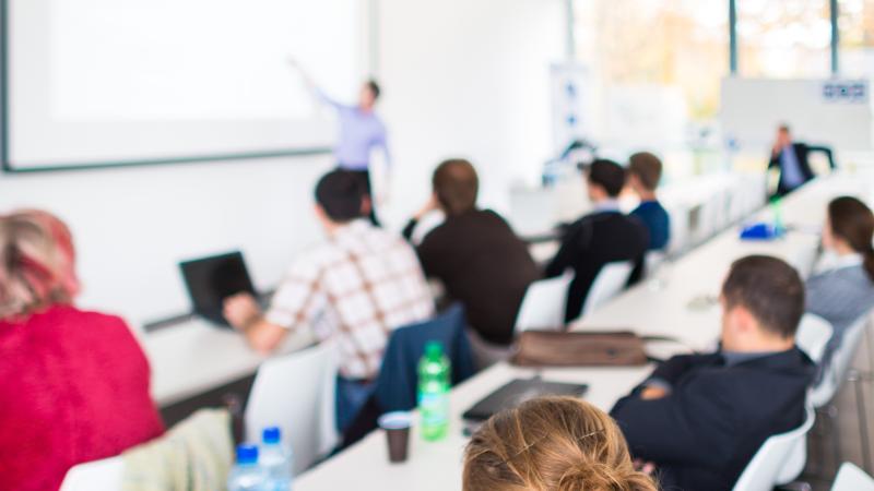 people in training class