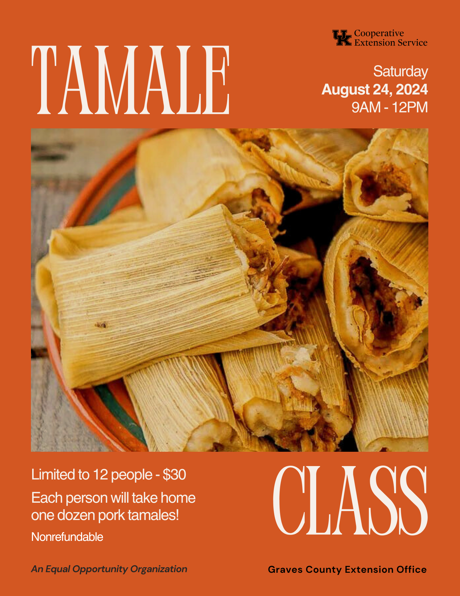 Tamales on plate